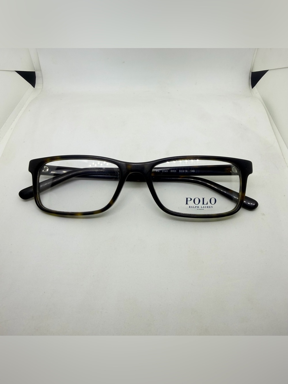 Polo by Ralph Lauren Tortoise Rectangular Glasses
